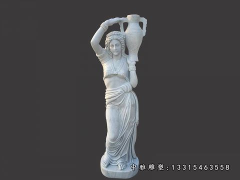 西方人物广场石雕雕塑