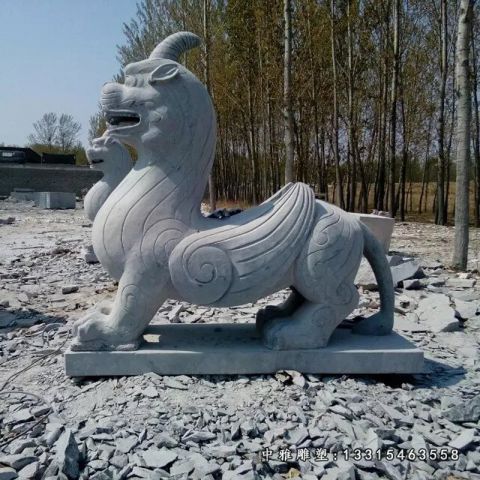 神兽獬豸石雕