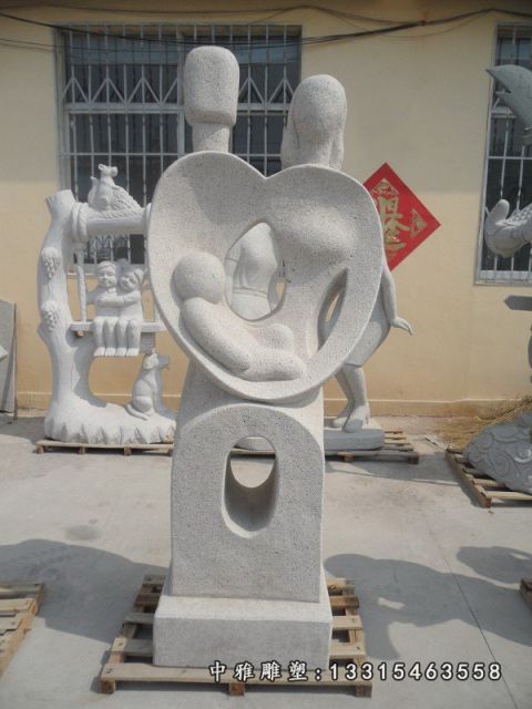 公园抽象人物石雕