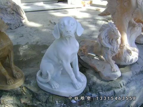 石雕门口狗