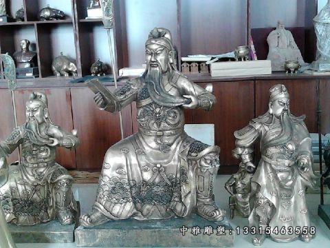 铜雕校园读书人物雕像