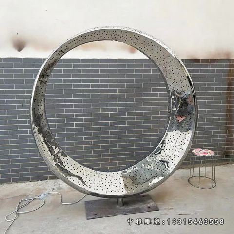 不锈钢庭院灯饰景观雕塑
