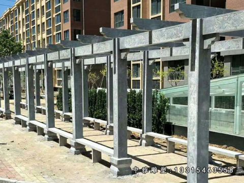 大型长廊石雕