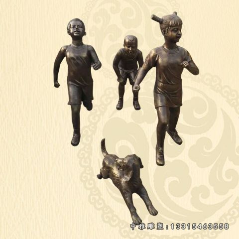 铜雕动物狗摆件
