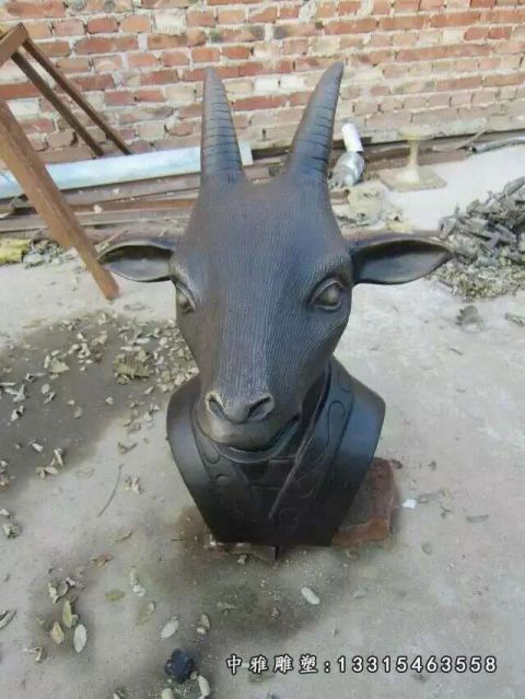 十二生肖铜雕动物摆件