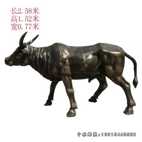 生肖铜雕牛雕塑