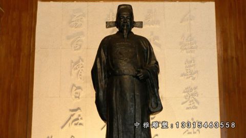 祠堂于谦人物铜雕