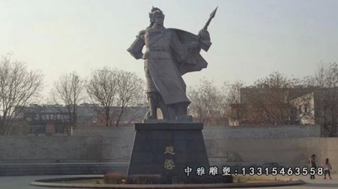 将军赵云人物铜雕