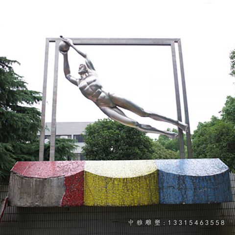 艺术体操人物不锈钢雕塑