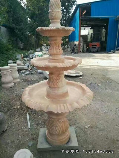 景观石雕喷泉雕塑