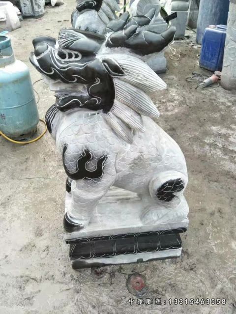 神兽石雕獬豸雕塑
