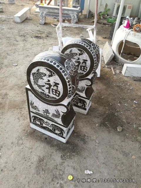宅门石雕仿古抱鼓
