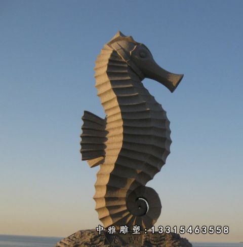 大型海马石雕
