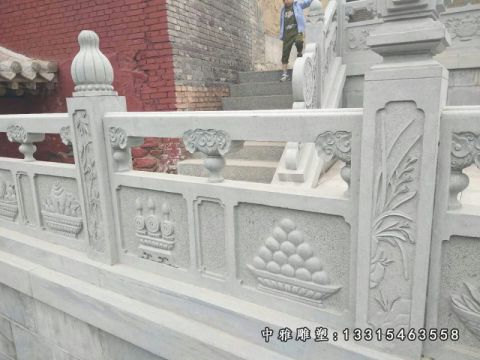 寺庙仿古石栏板