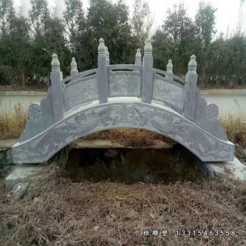 石雕景观小桥