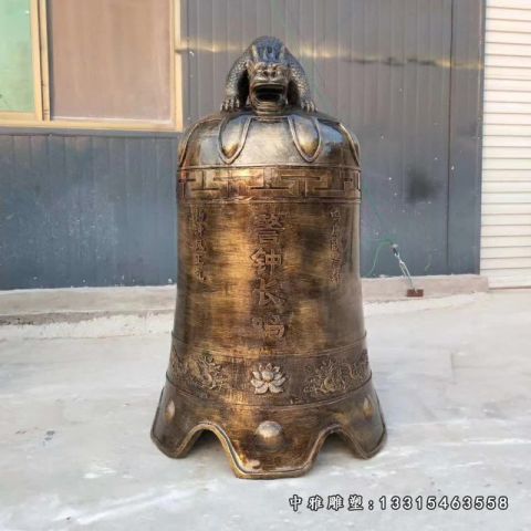 景观铜钟雕塑