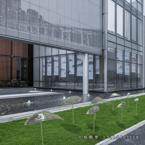 广场不锈钢年年有鱼雕塑