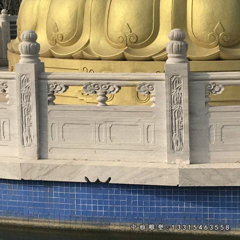 公园石雕栏板景观