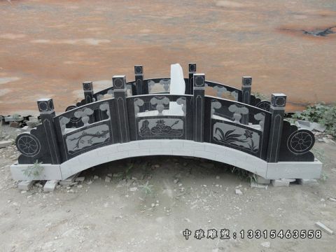 公园石雕仿古桥