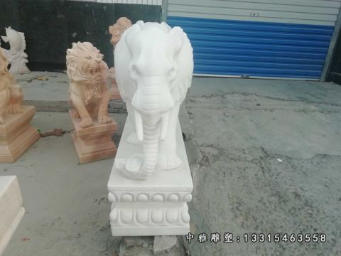 门口大象镇宅石雕
