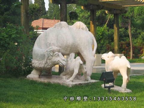 石雕沙漠骆驼