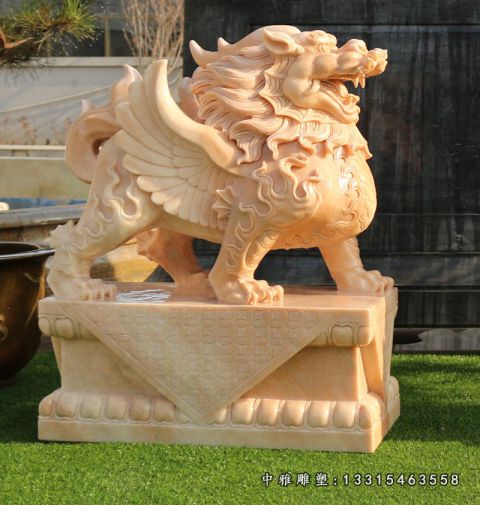宅门石雕麒麟