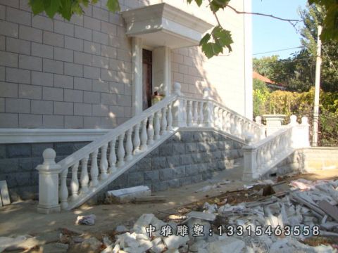 大理石栏杆景观雕塑