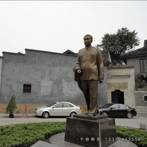 铜雕周恩来人物雕塑