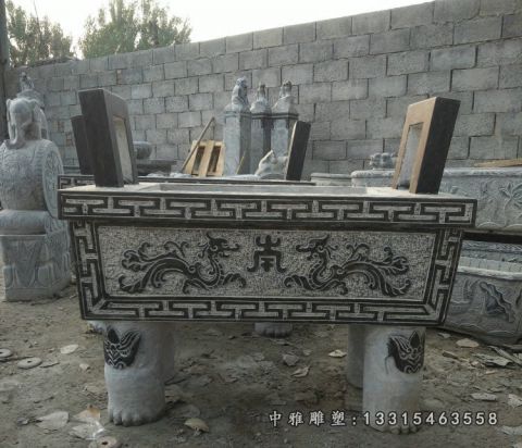 青石香炉景观雕塑