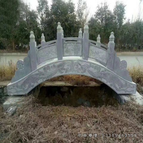 石雕石桥建筑雕塑