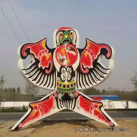 城市不锈钢风筝景观雕塑