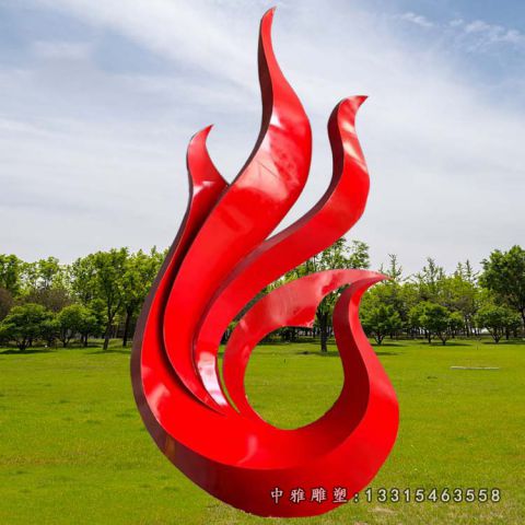 凤凰抽象不锈钢雕塑