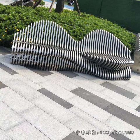 不锈钢创意座椅雕塑