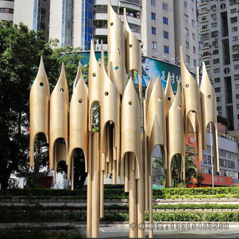 不锈钢城市景观雕塑