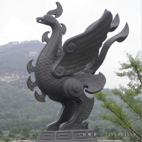 铜雕凤凰城市动物雕塑