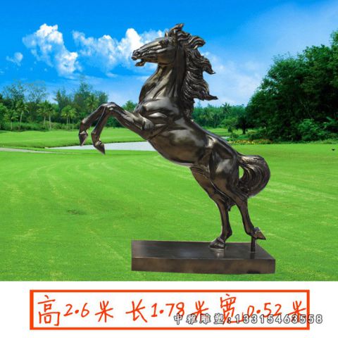 铜雕马城市动物雕塑