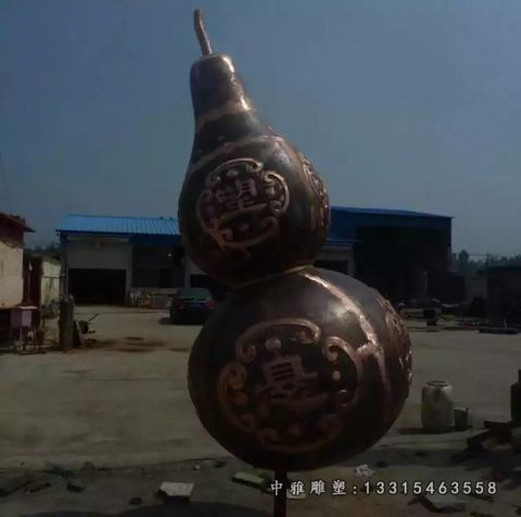 城市铜雕葫芦景观雕塑