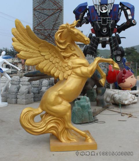 铜雕飞马城市雕塑